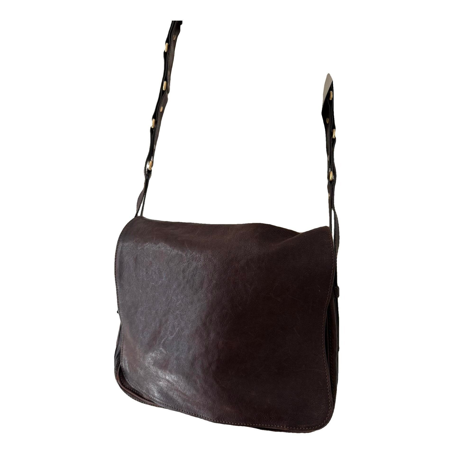 Leather crossbody bag