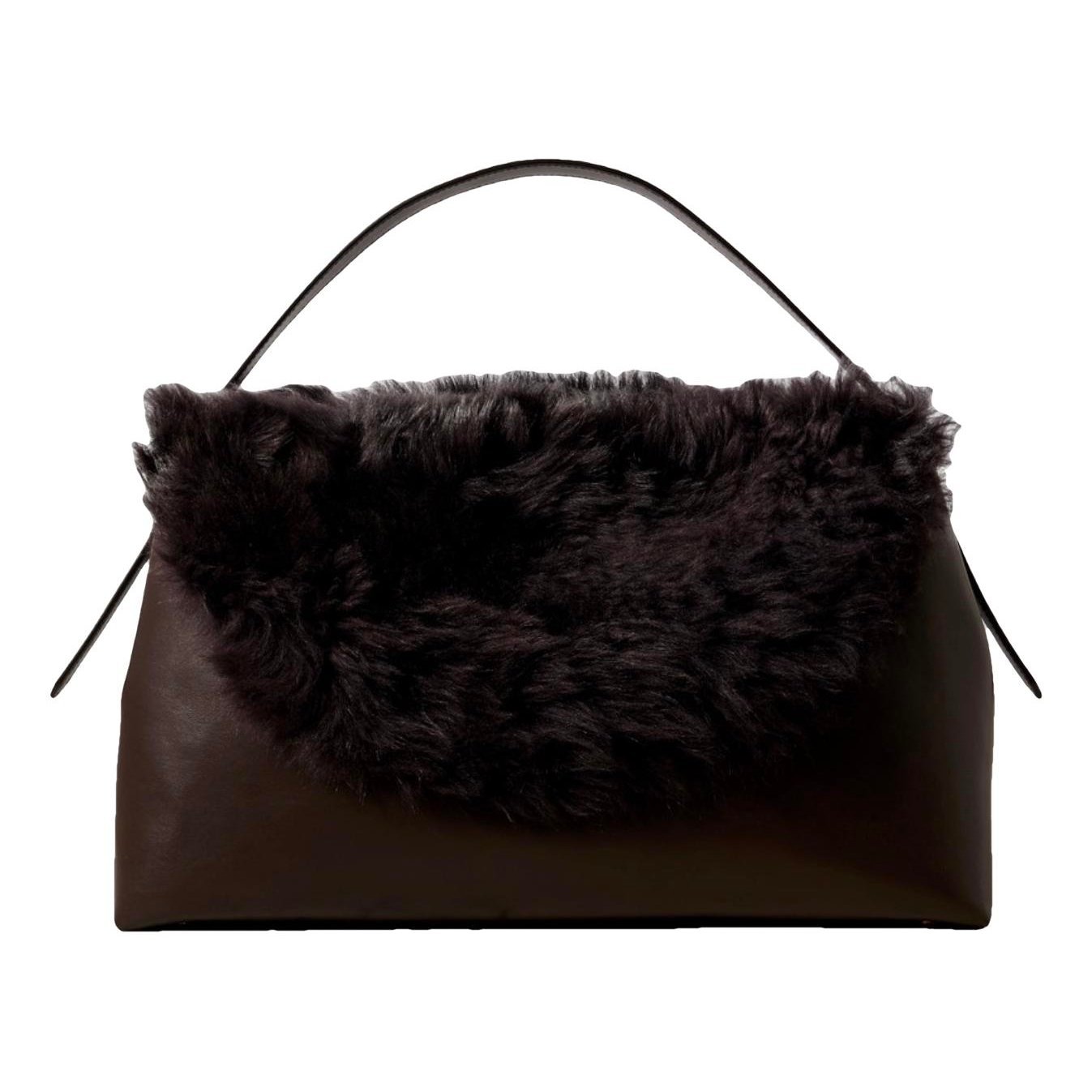 Toteme T-Lock leather handbag