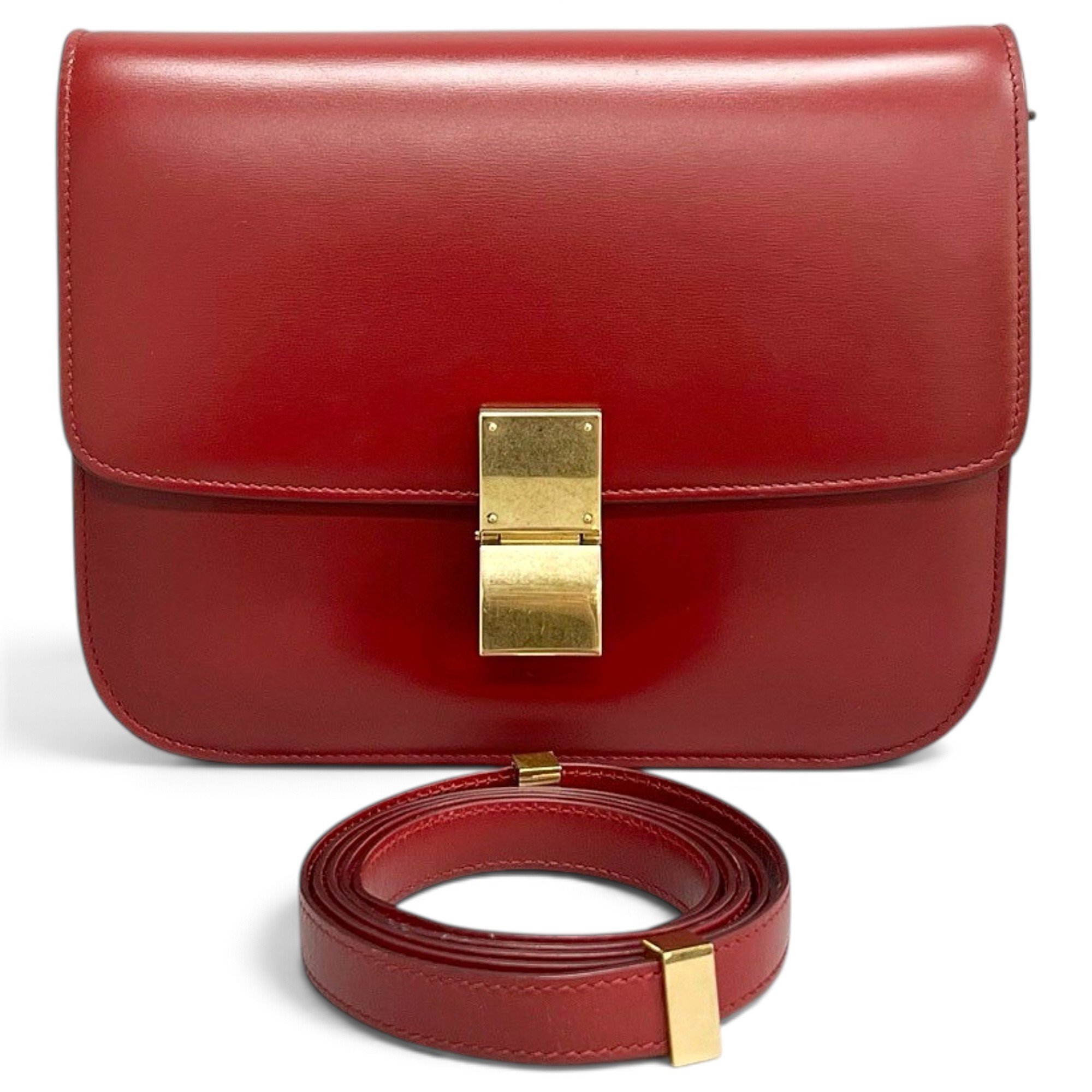 Classic leather handbag
