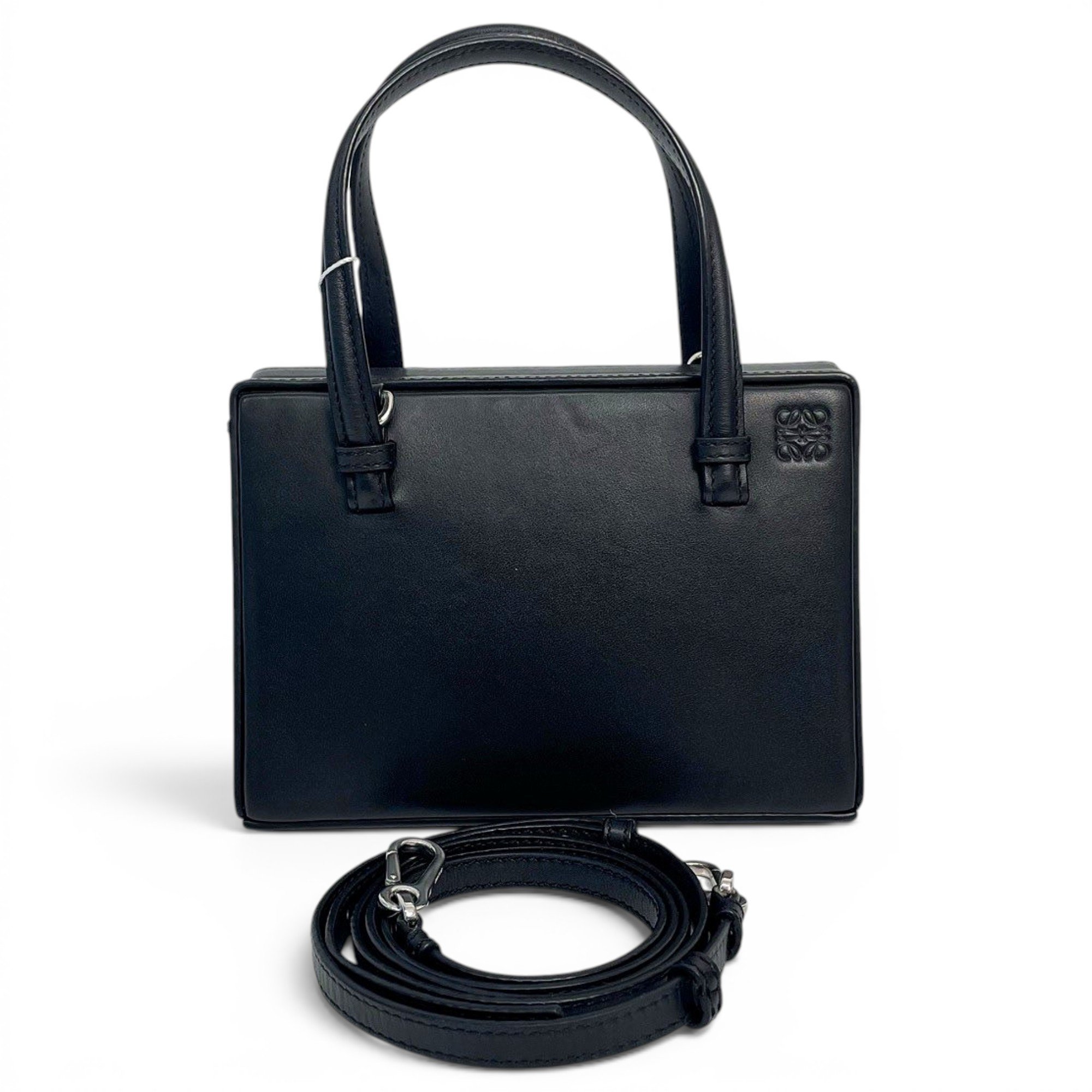 Postal leather handbag
