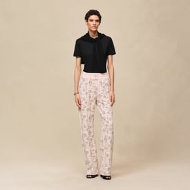 "Ferronnerie Remix" wide pants