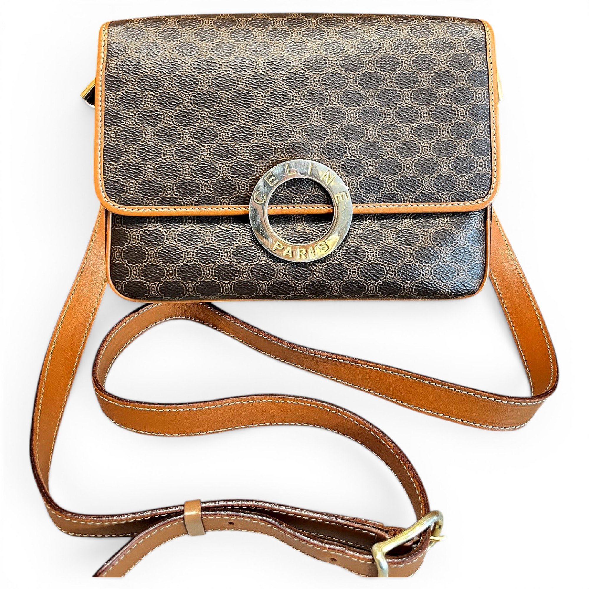 Celine Leather crossbody bag