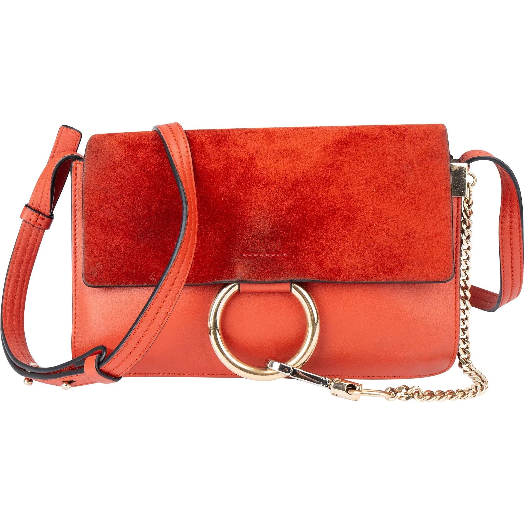 Faye leather crossbody bag
