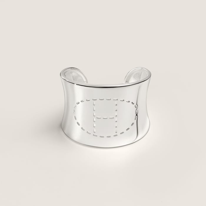 Sans Coloris Point Sellier Cuff Bracelet, Very Large Model