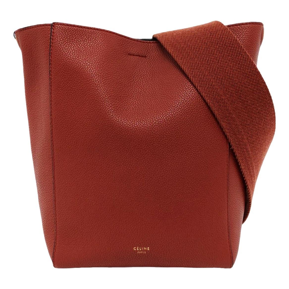 Seau Sangle leather tote