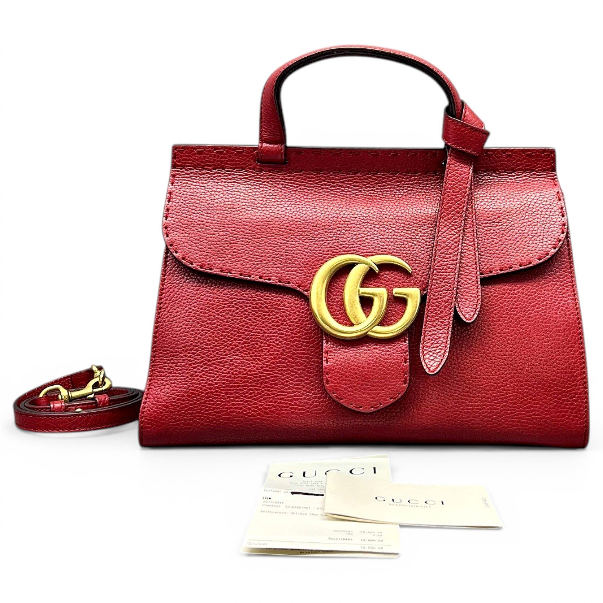 Leather handbag