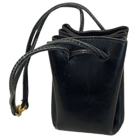 Hermes Market Handbag Black Leather