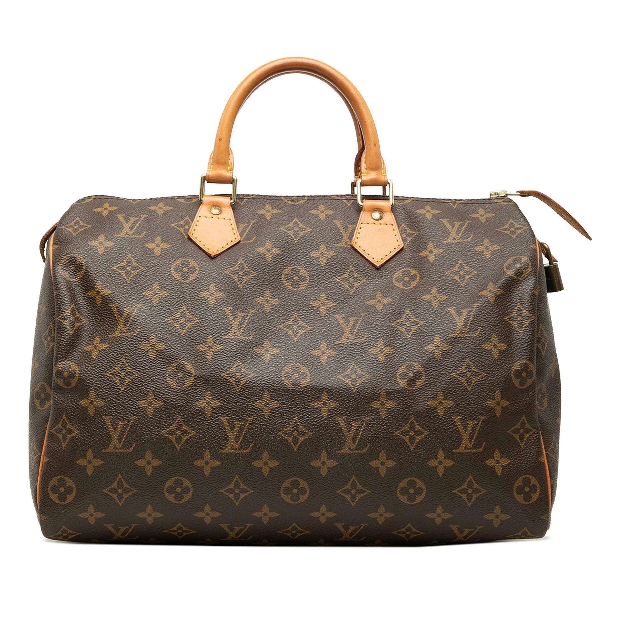 Speedy leather bag