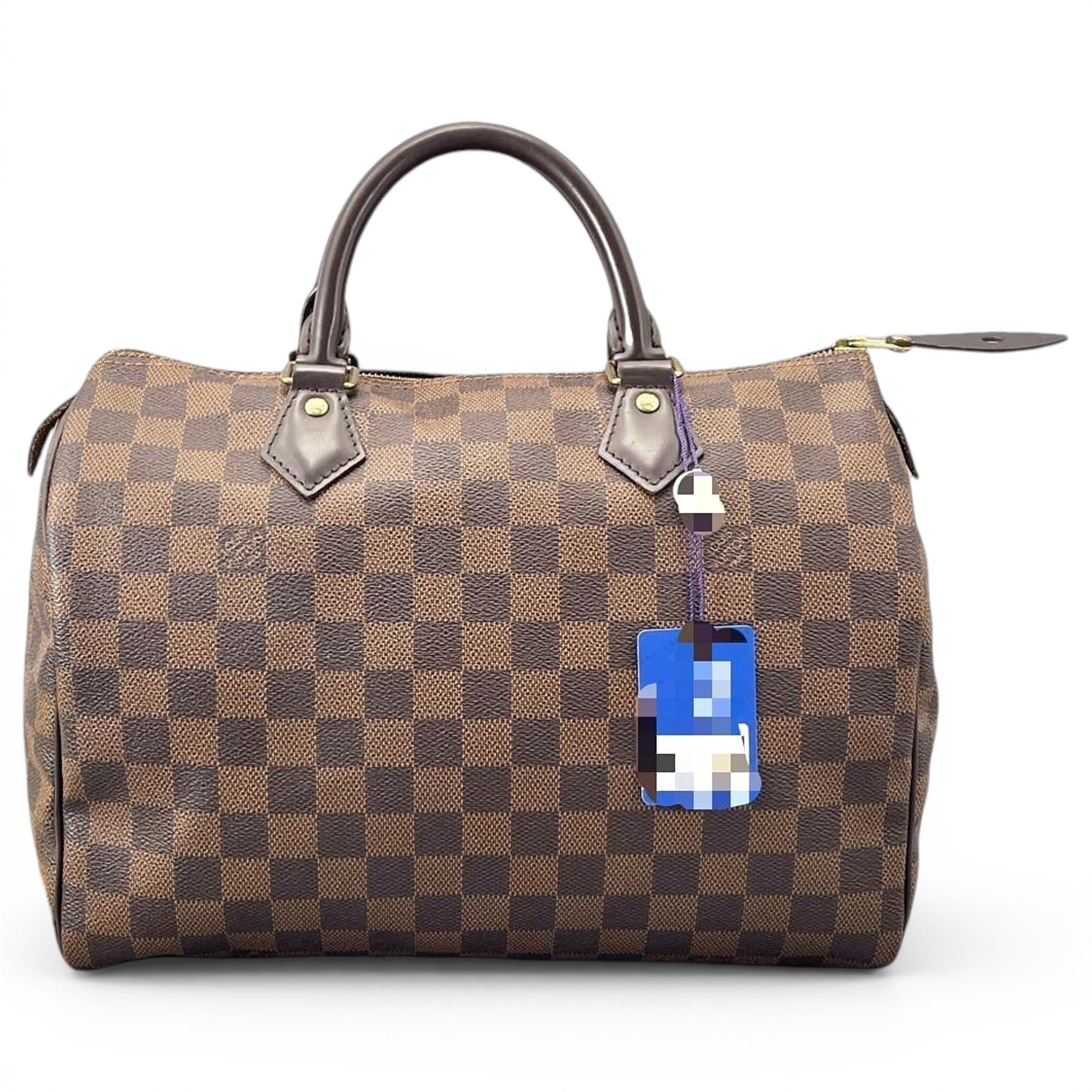 Speedy leather handbag
