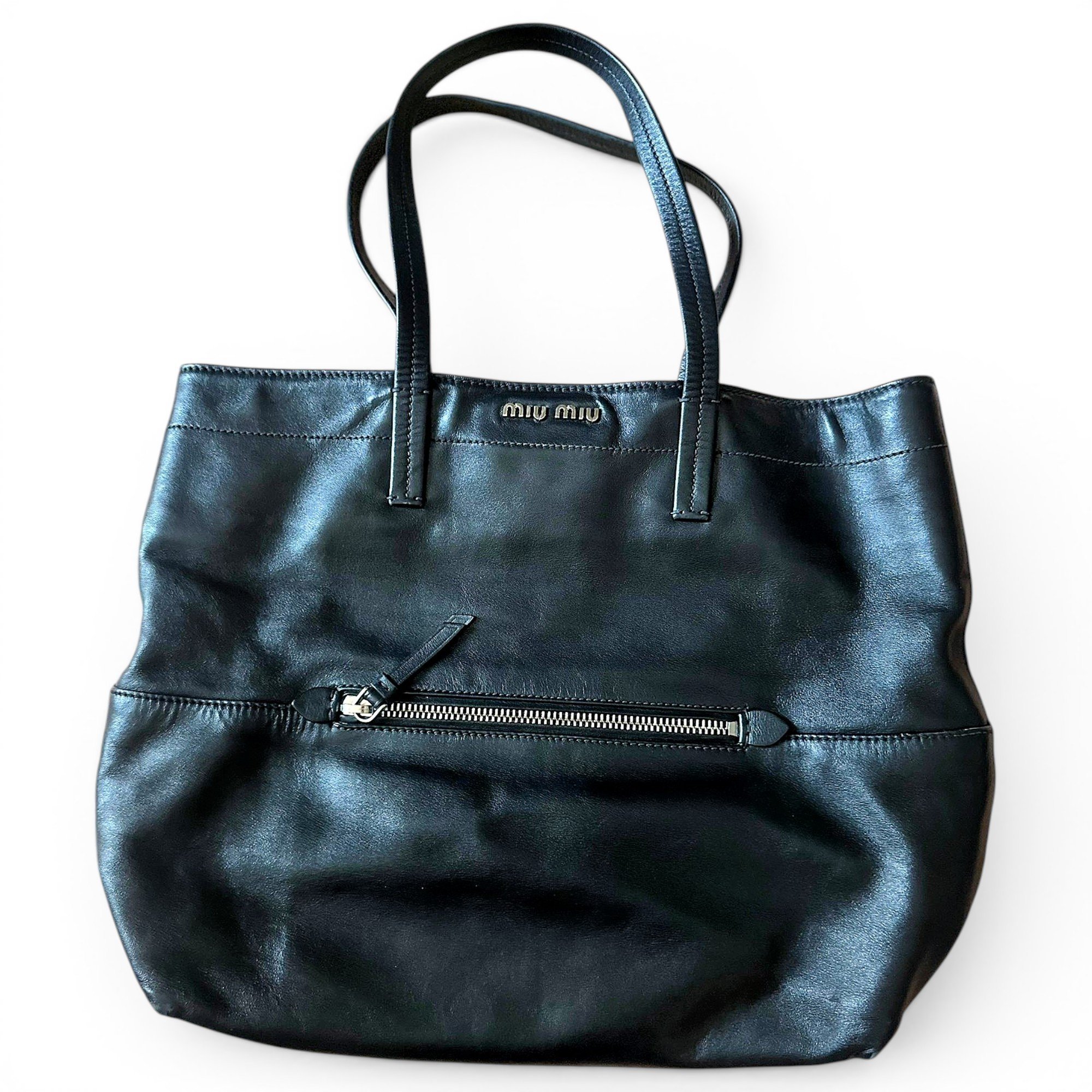 Vitello leather tote