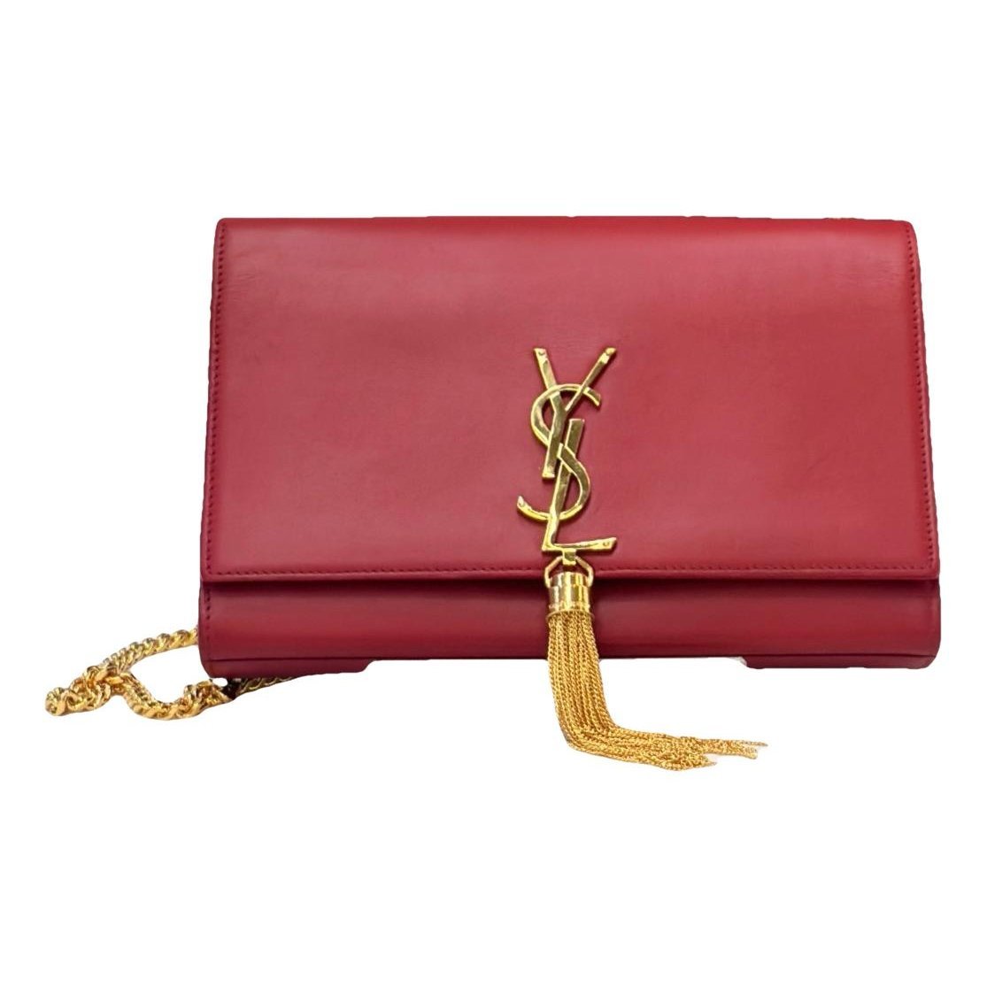 Pompom Kate leather handbag