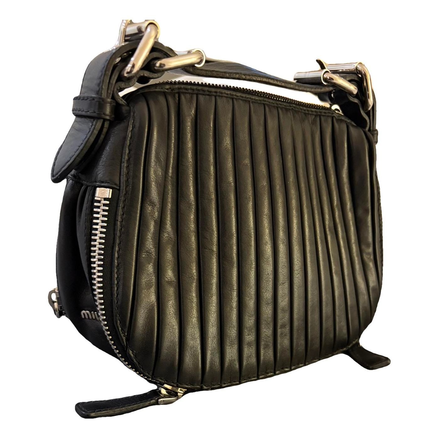 Miu Wander leather handbag