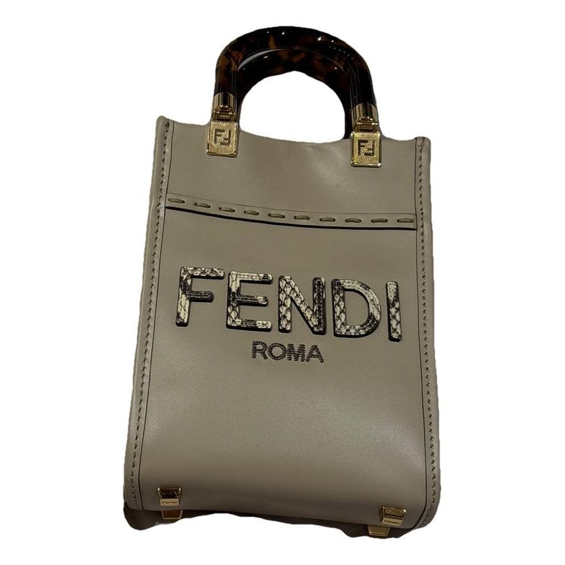 Sunshine leather tote