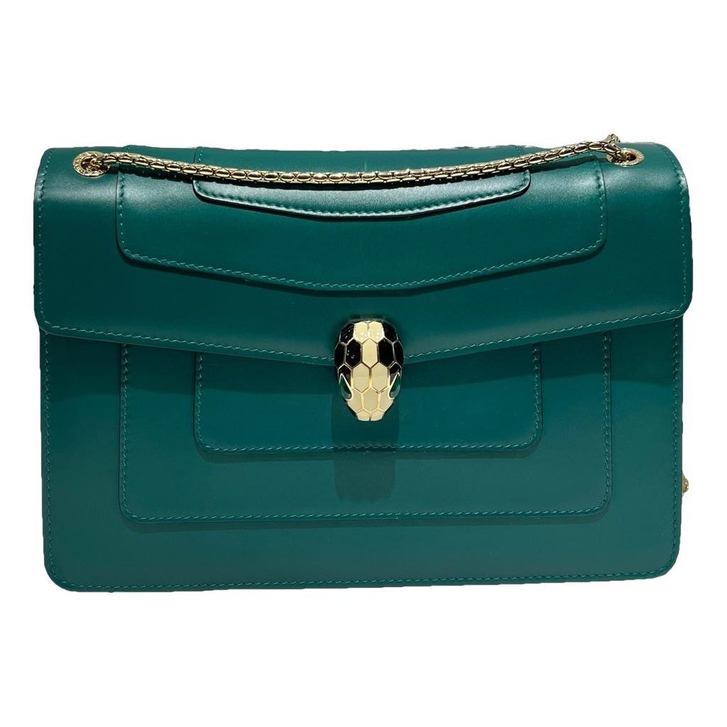 Serpenti leather handbag