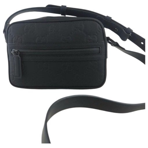 Leather clutch bag