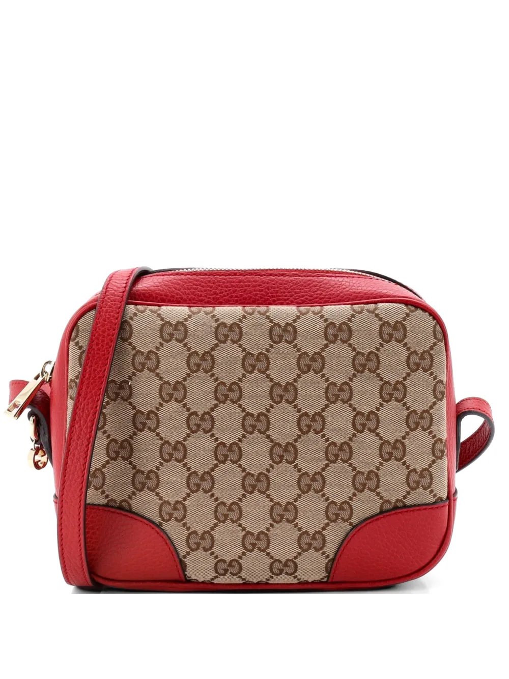 Bree Disco GG Canvas with Leather Mini crossbody bag