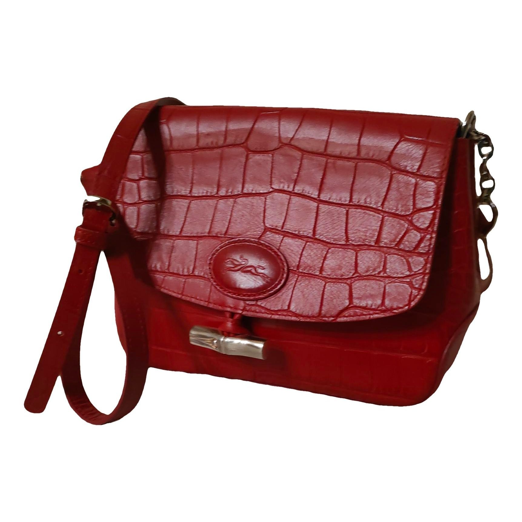Roseau leather crossbody bag