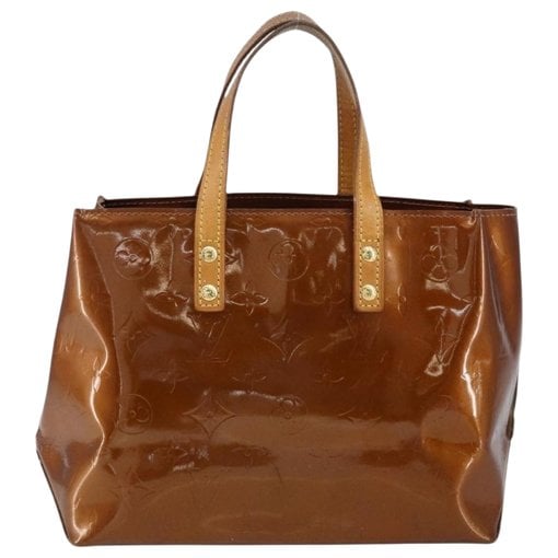 Reade patent leather handbag