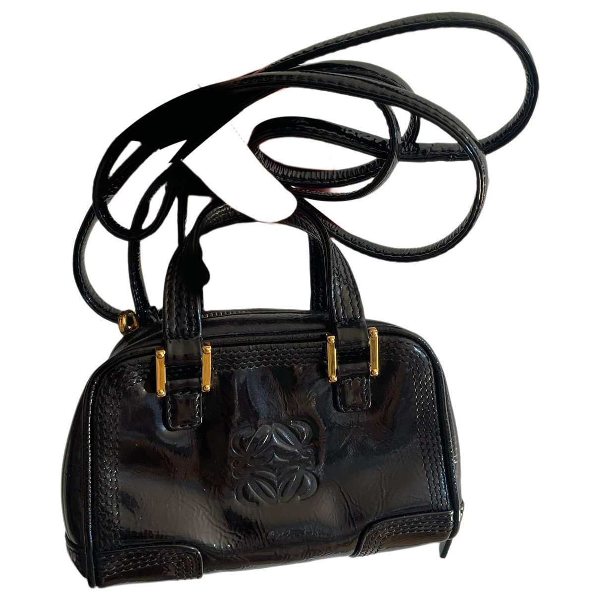 Amazona patent leather mini bag