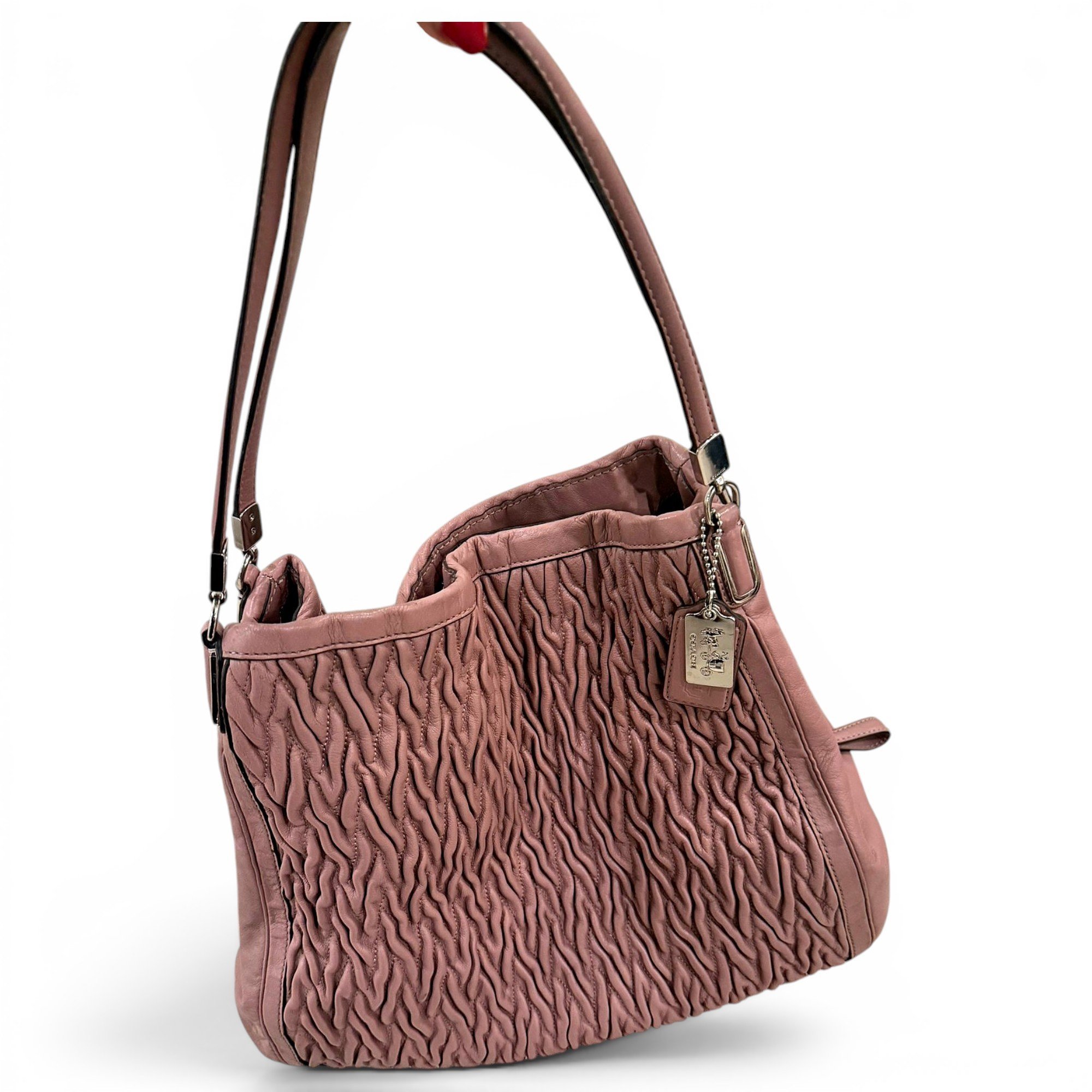 Leather handbag