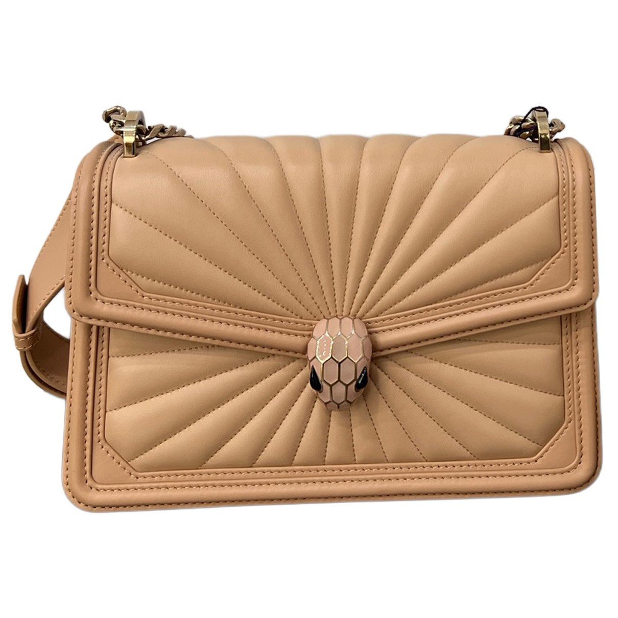 Serpenti leather handbag