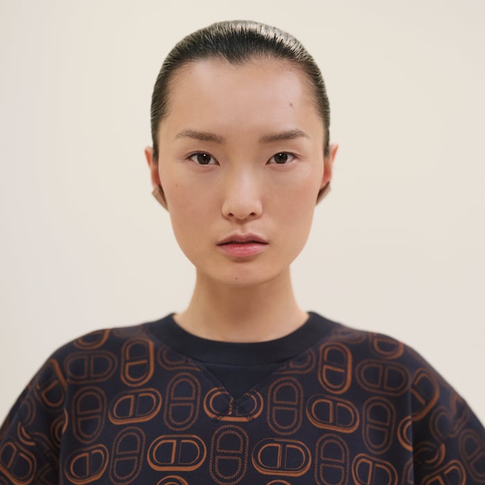 Bleu Gabier "Chaine d'Ancre" Sweatshirt