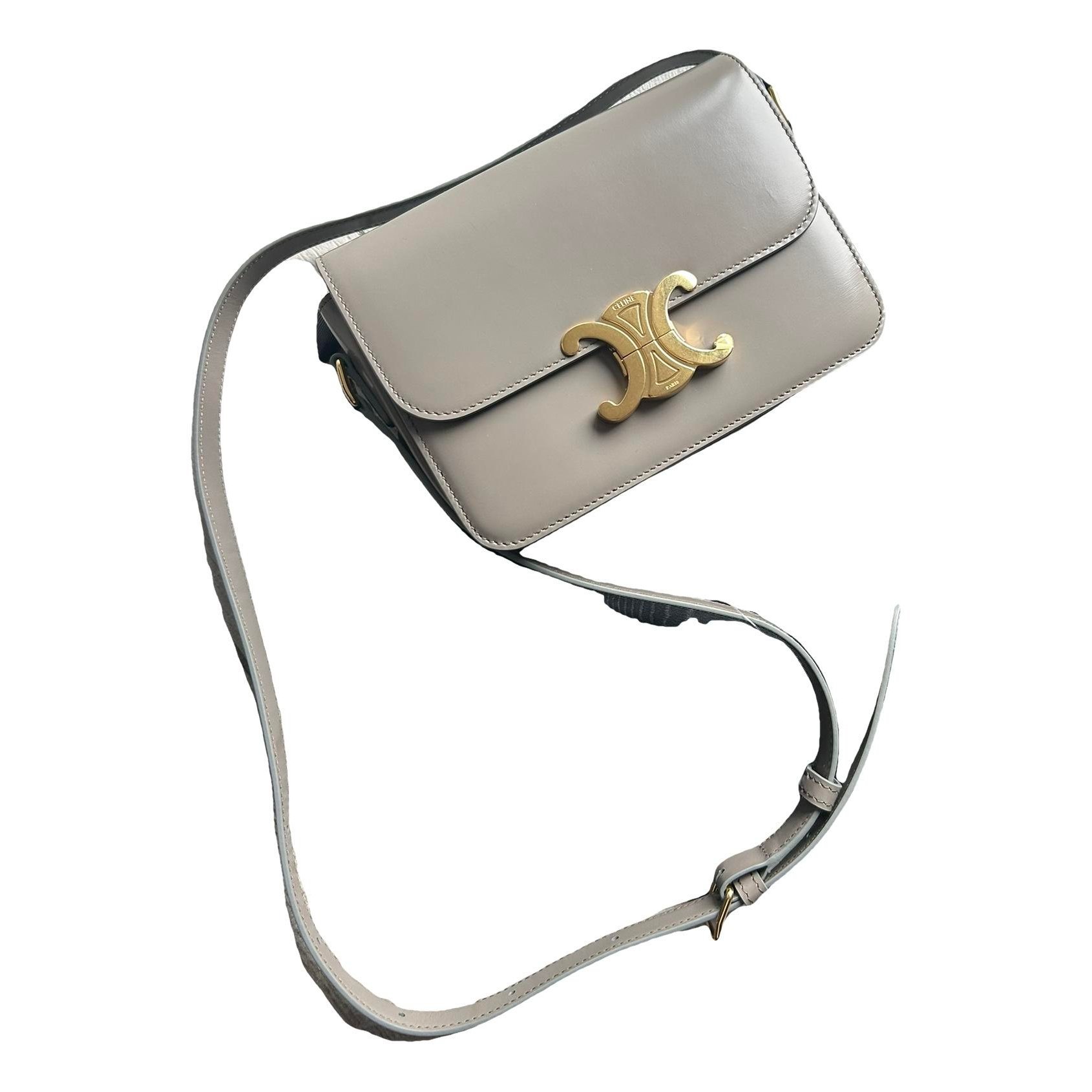 Triomphe leather crossbody bag