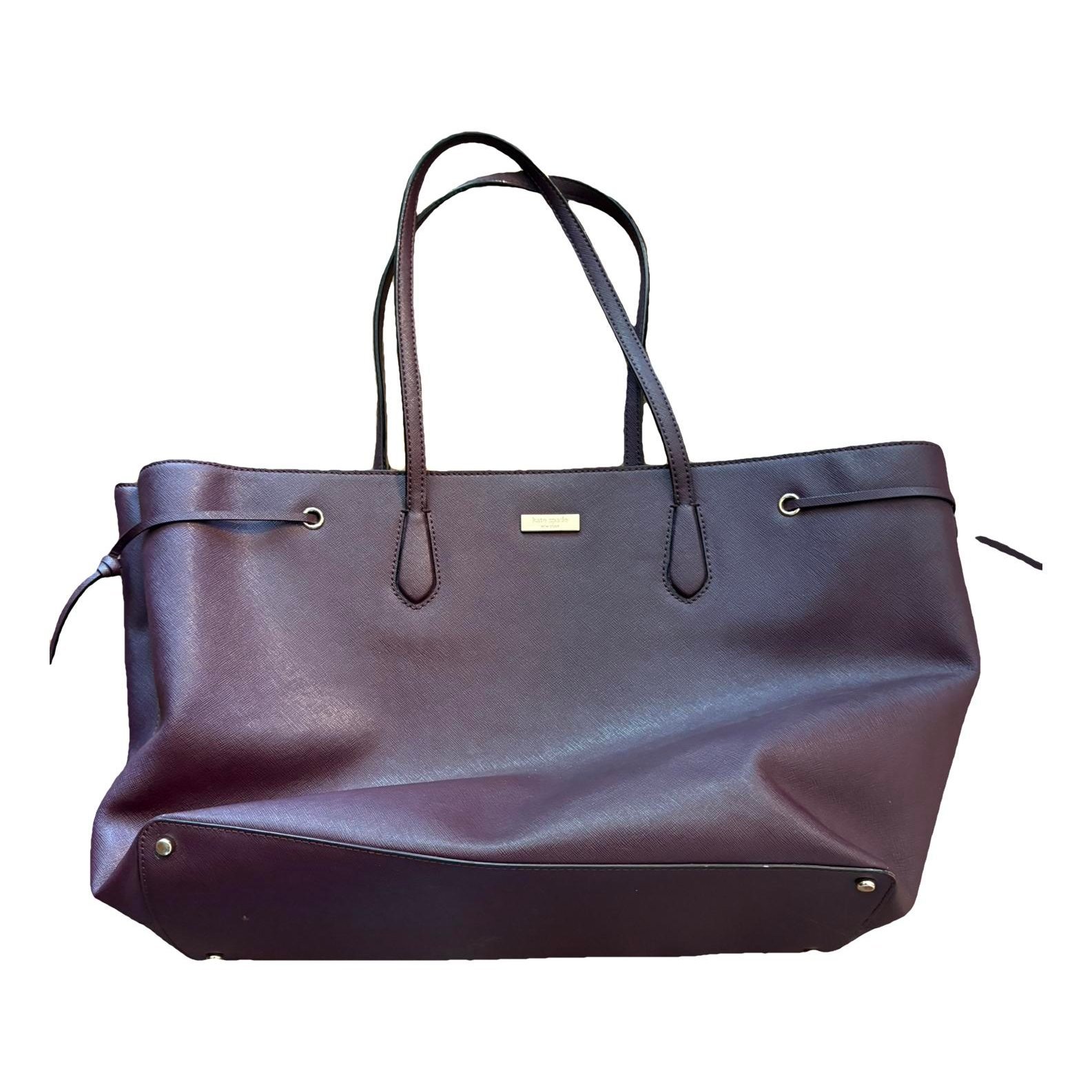 Leather tote