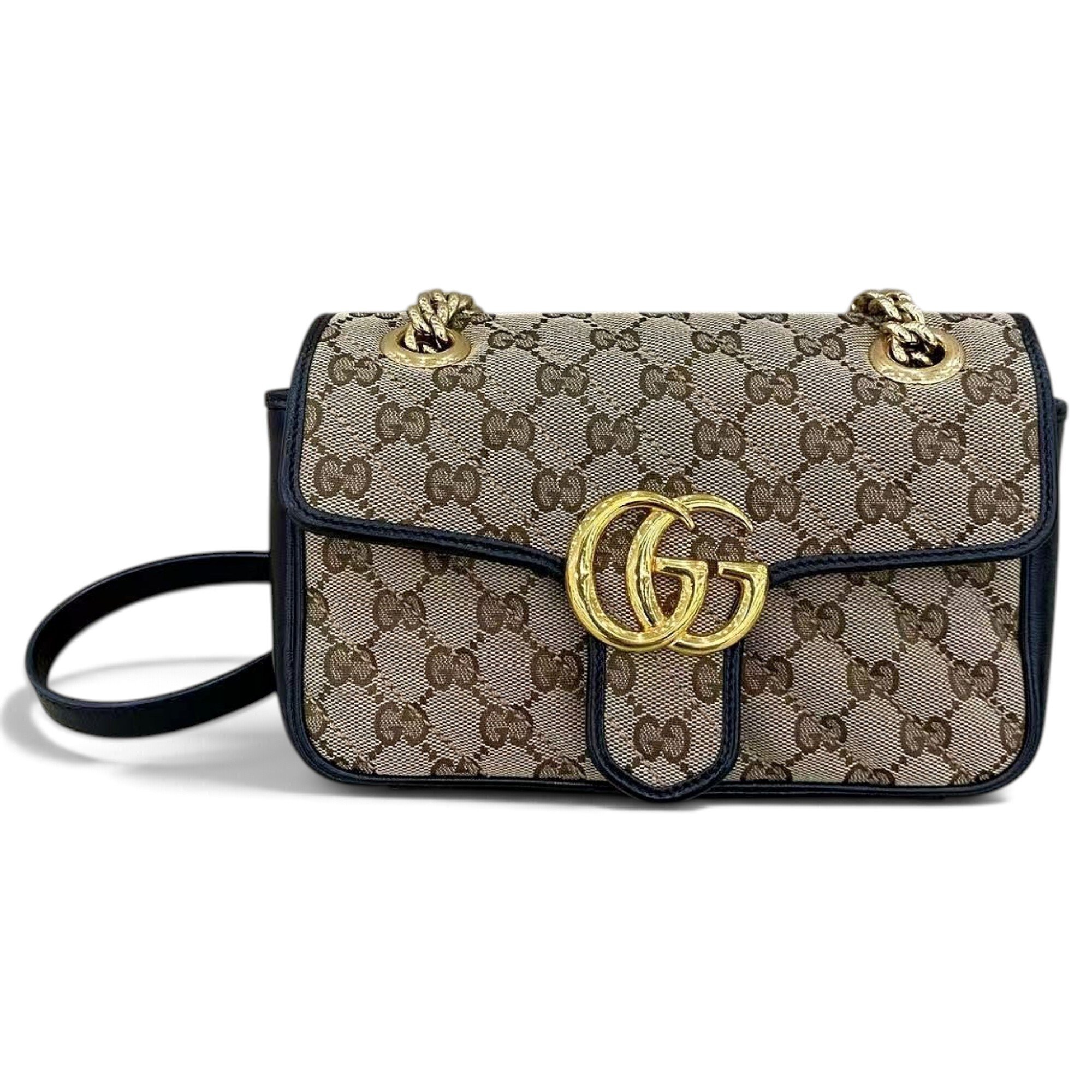 GG Marmont Flap leather handbag