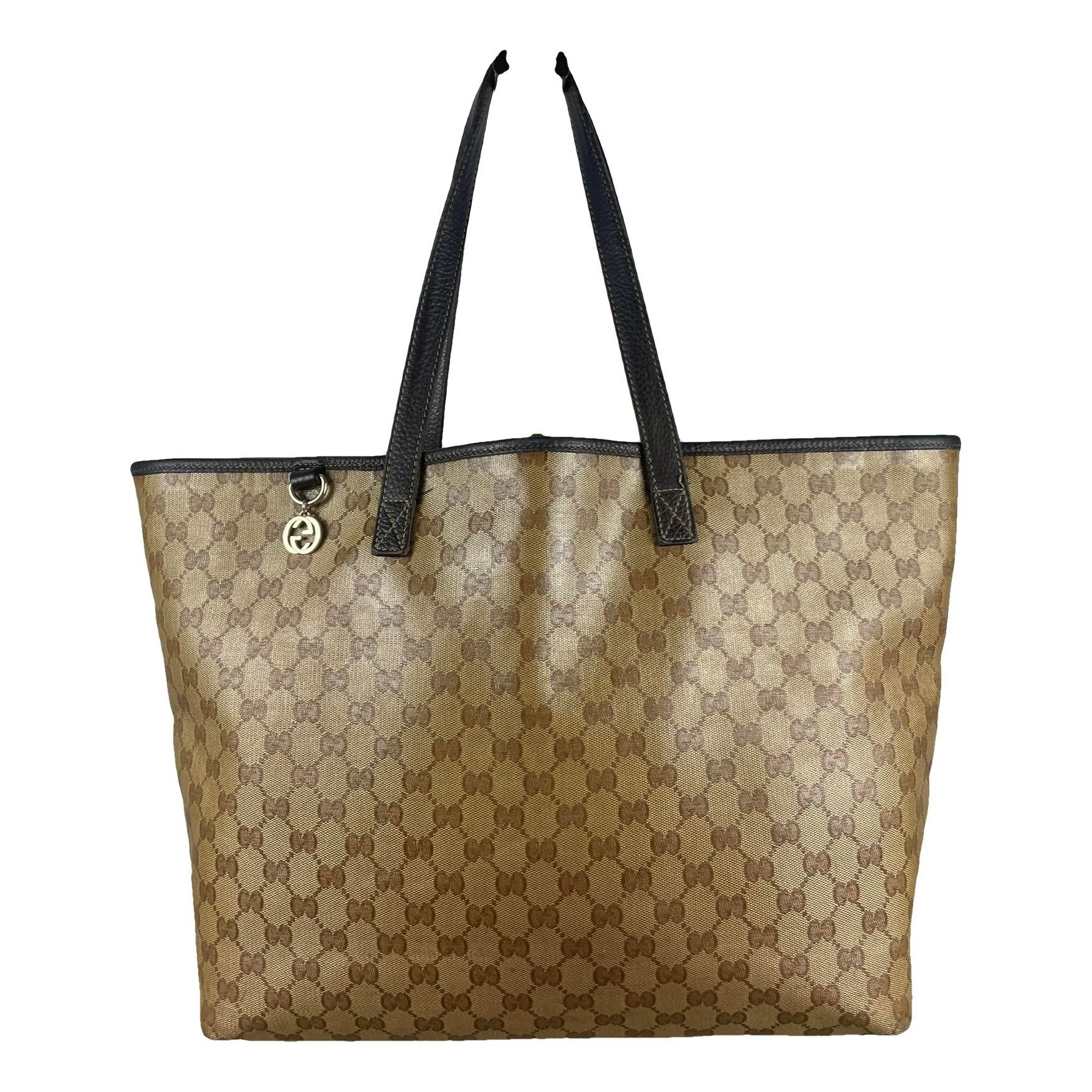 Patent leather handbag