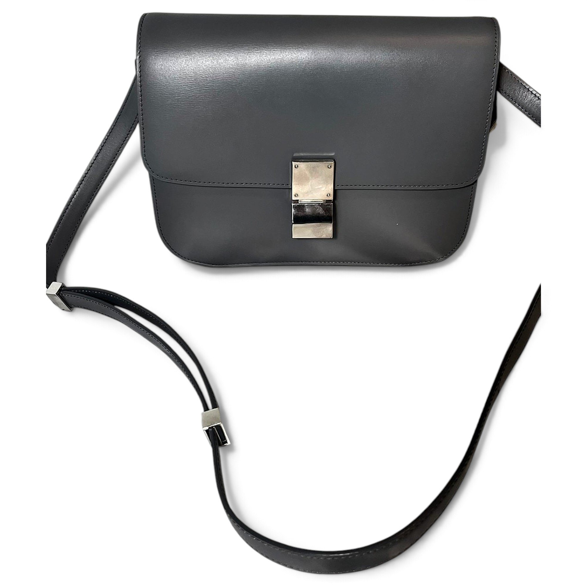 Classic leather crossbody bag