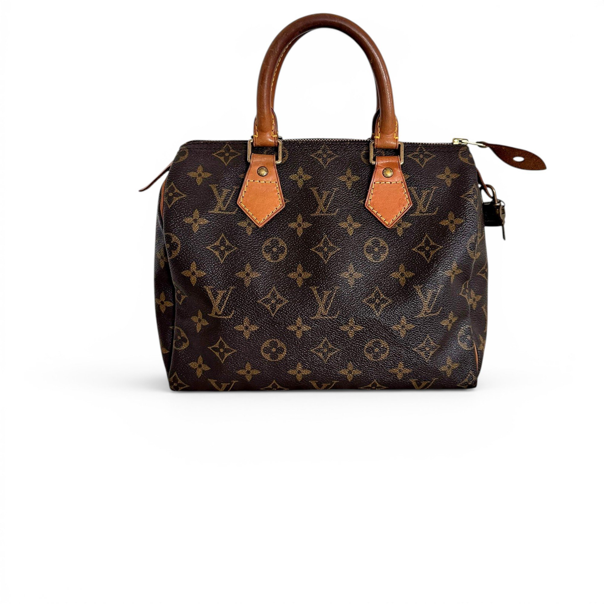 Speedy leather handbag