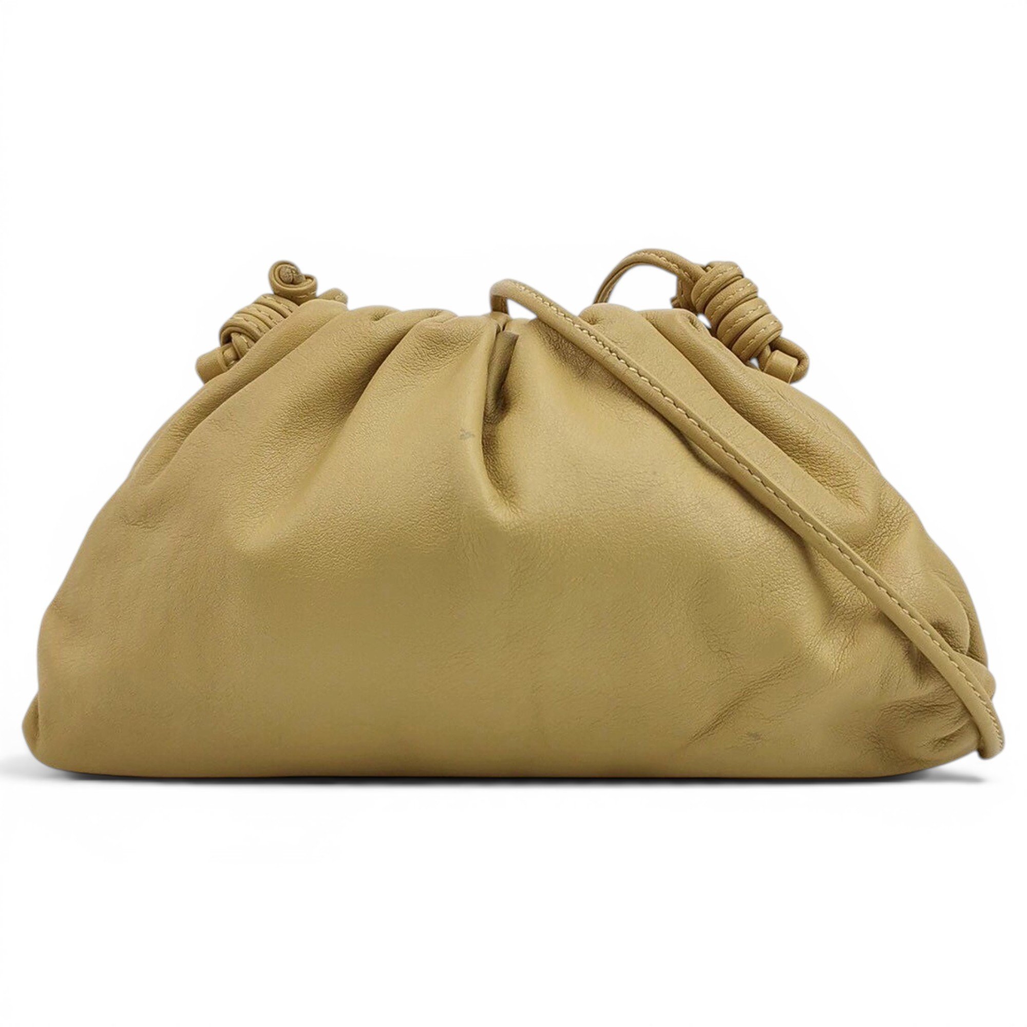 Pouch leather handbag