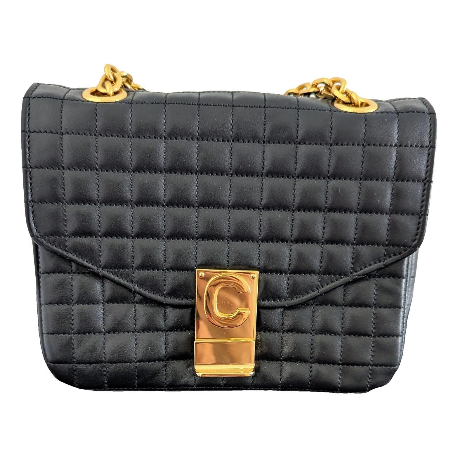 C bag leather crossbody bag