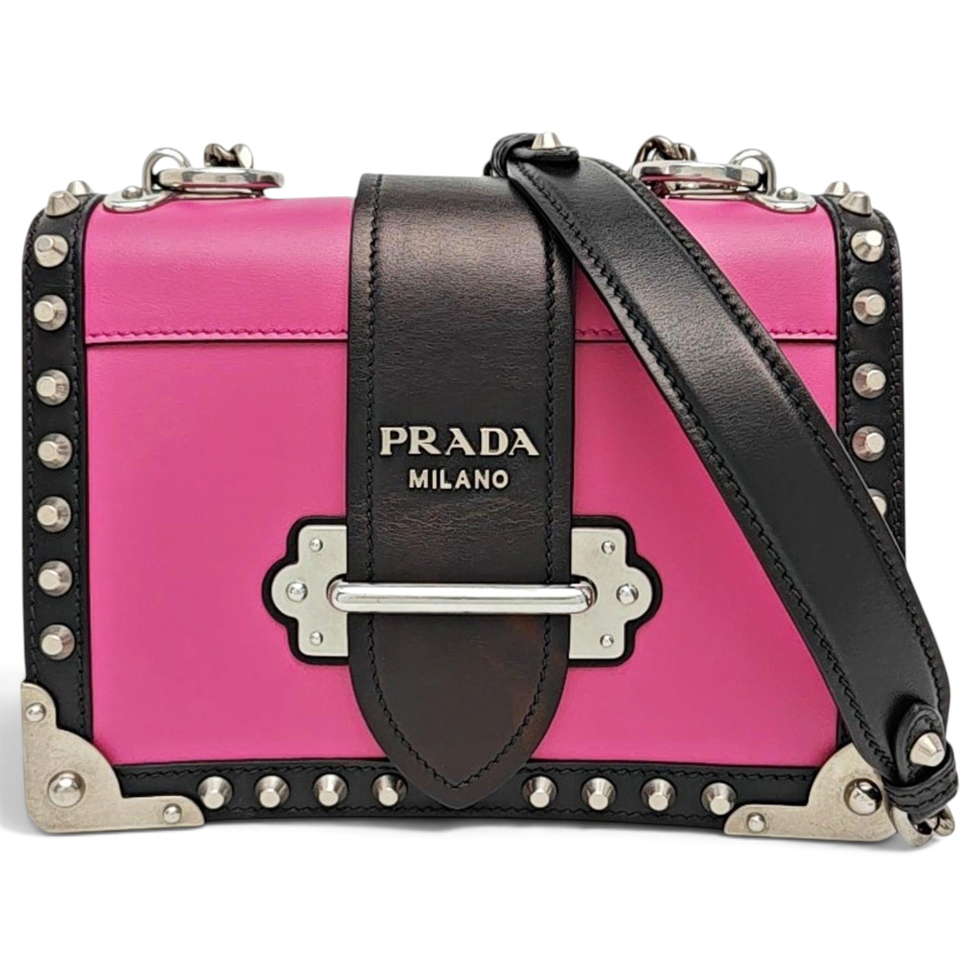 Cahier leather crossbody bag