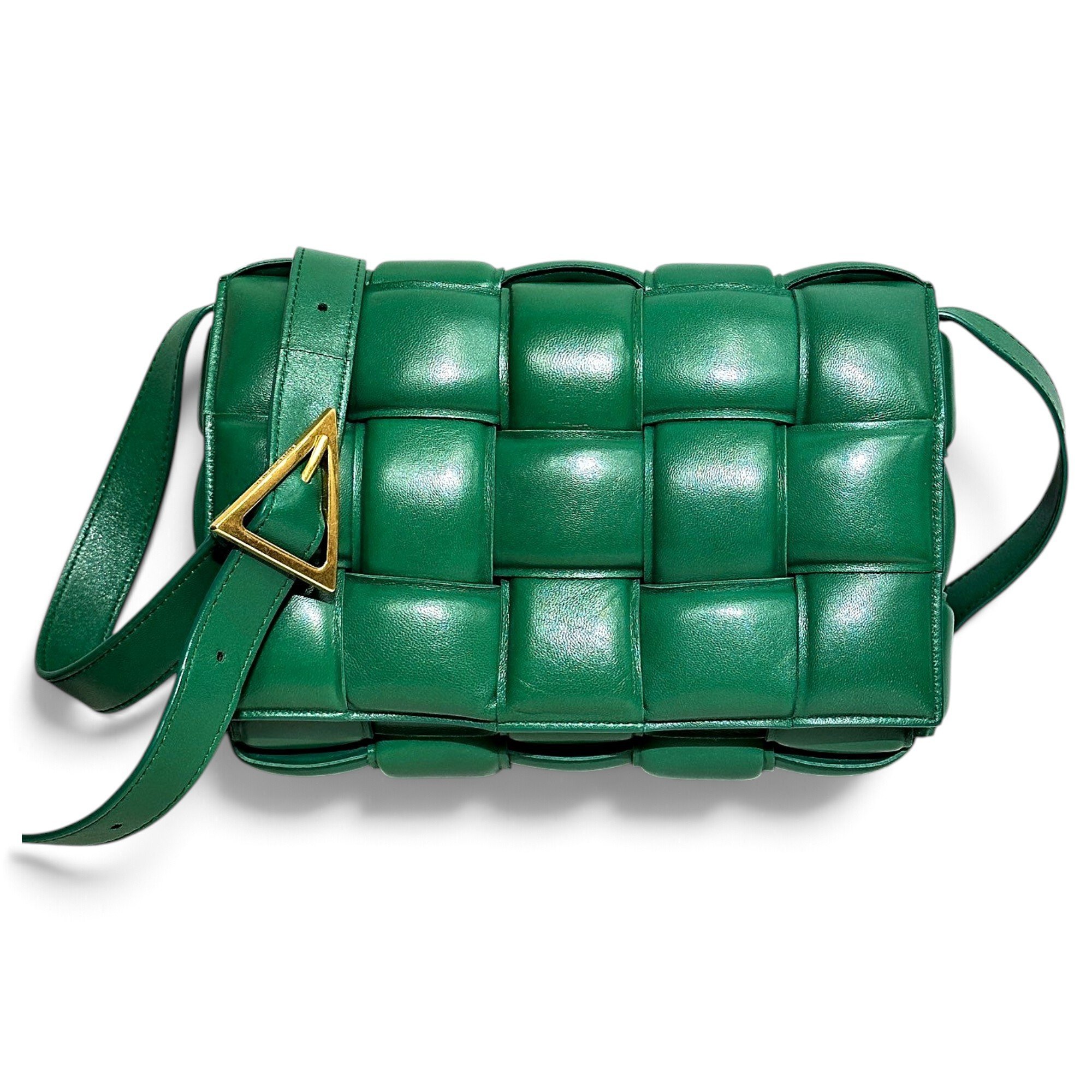 Cassette Padded leather handbag