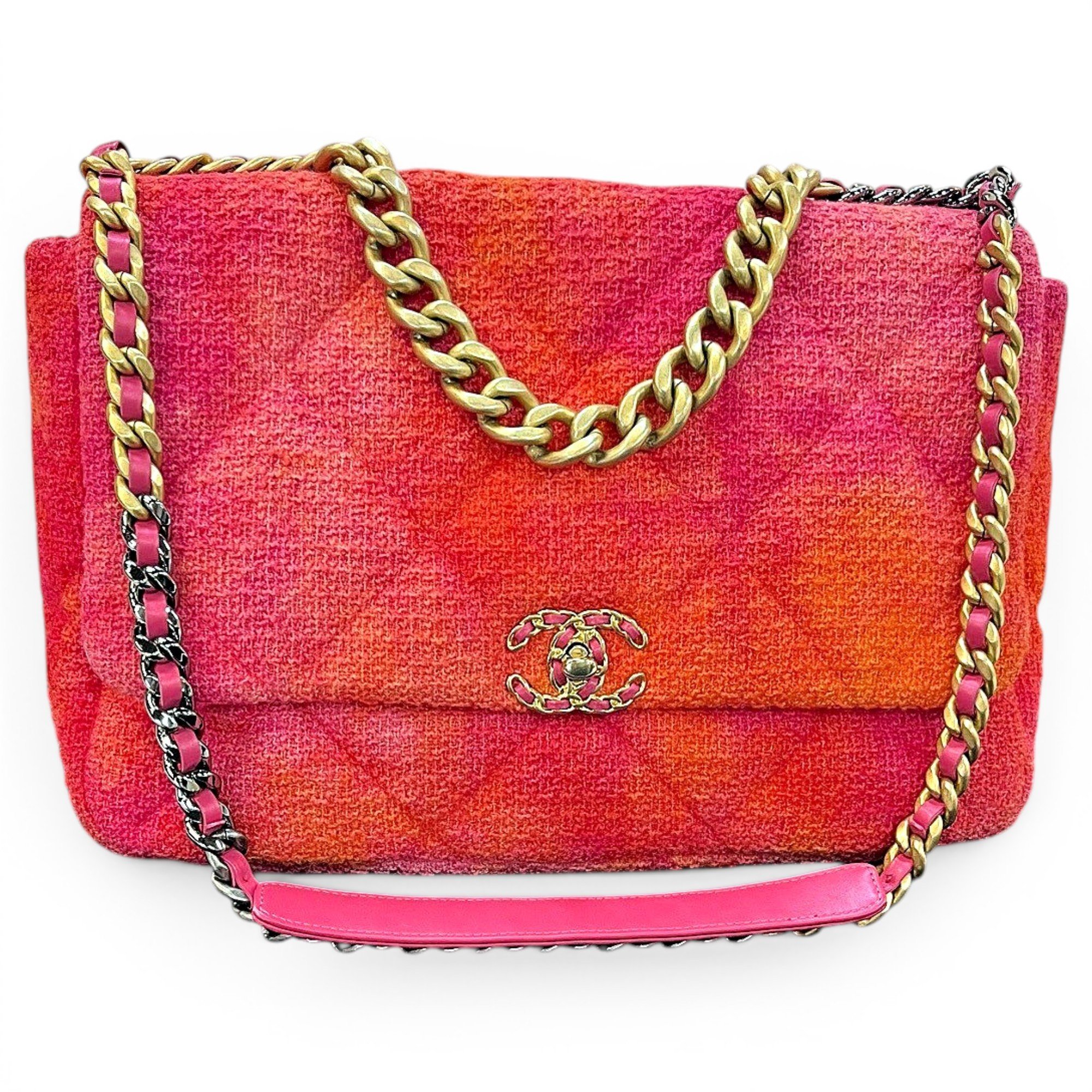Chanel 19 cloth handbag
