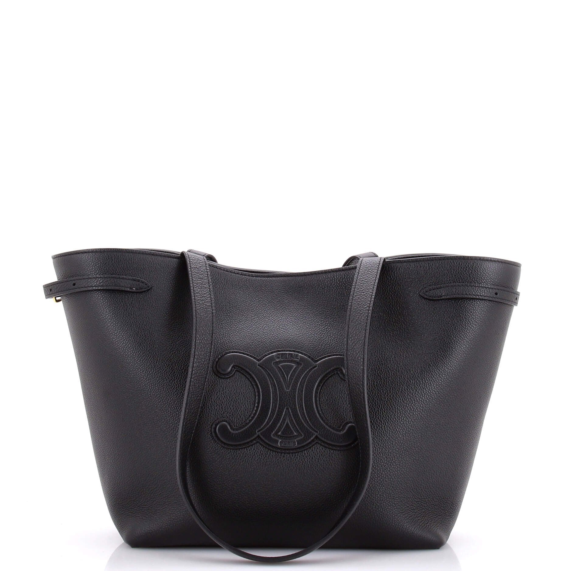 Leather tote