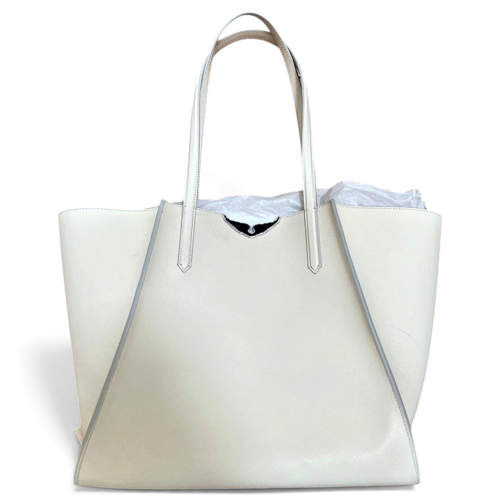 Leather tote