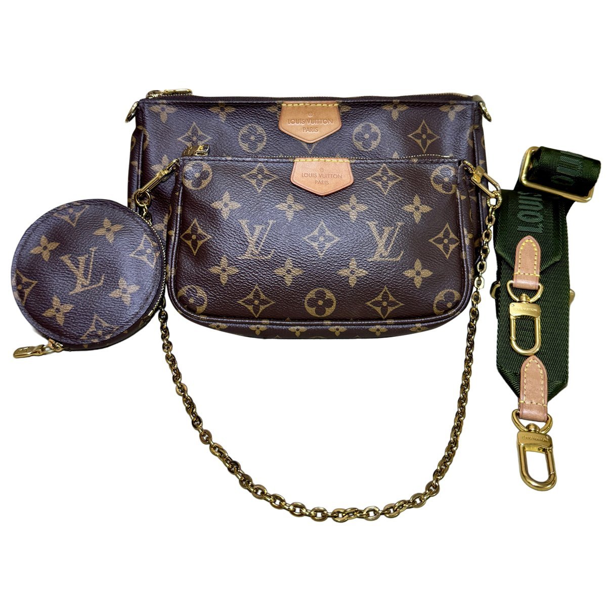 Multi Pochette Accessoires leather crossbody bag