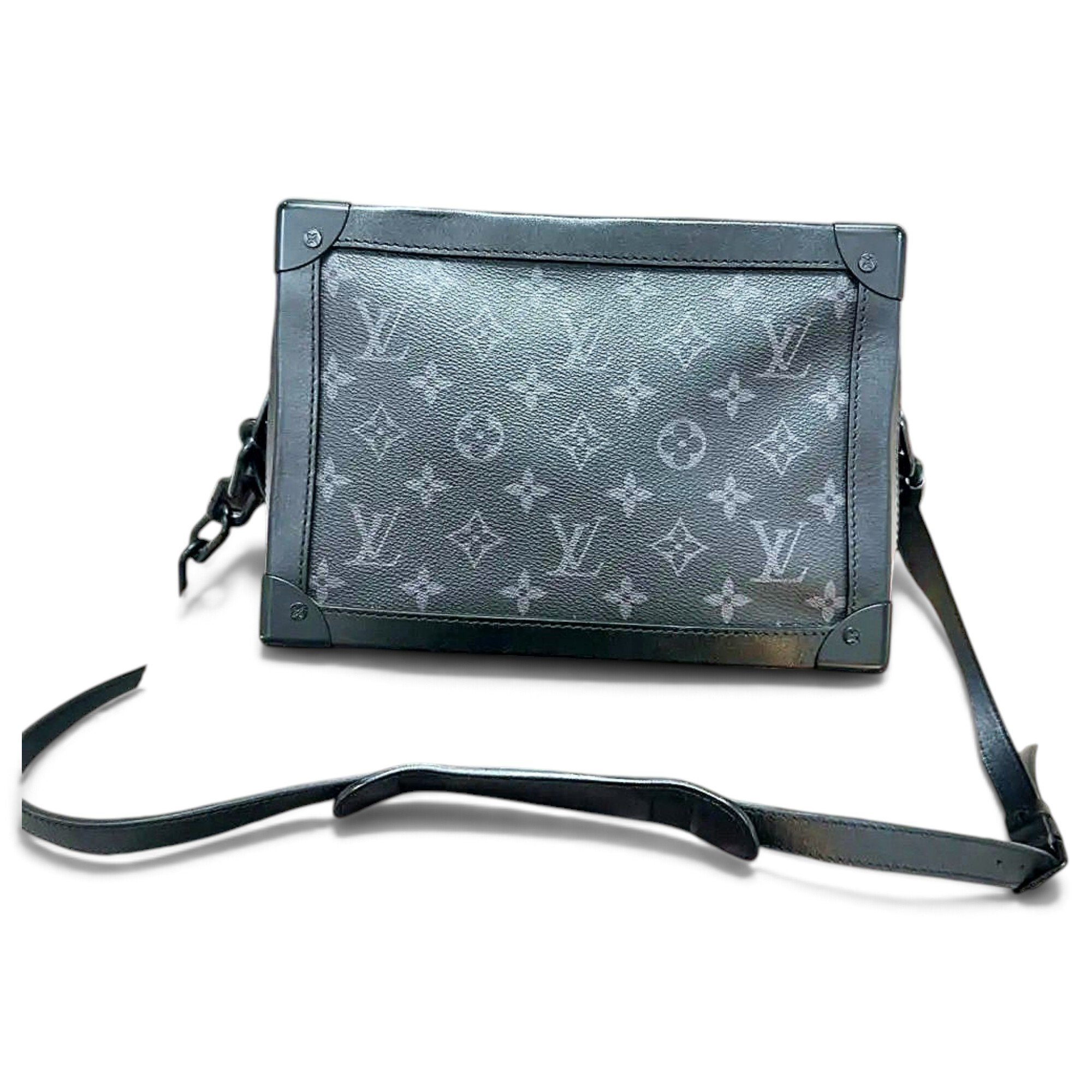 Side Trunk vinyl handbag