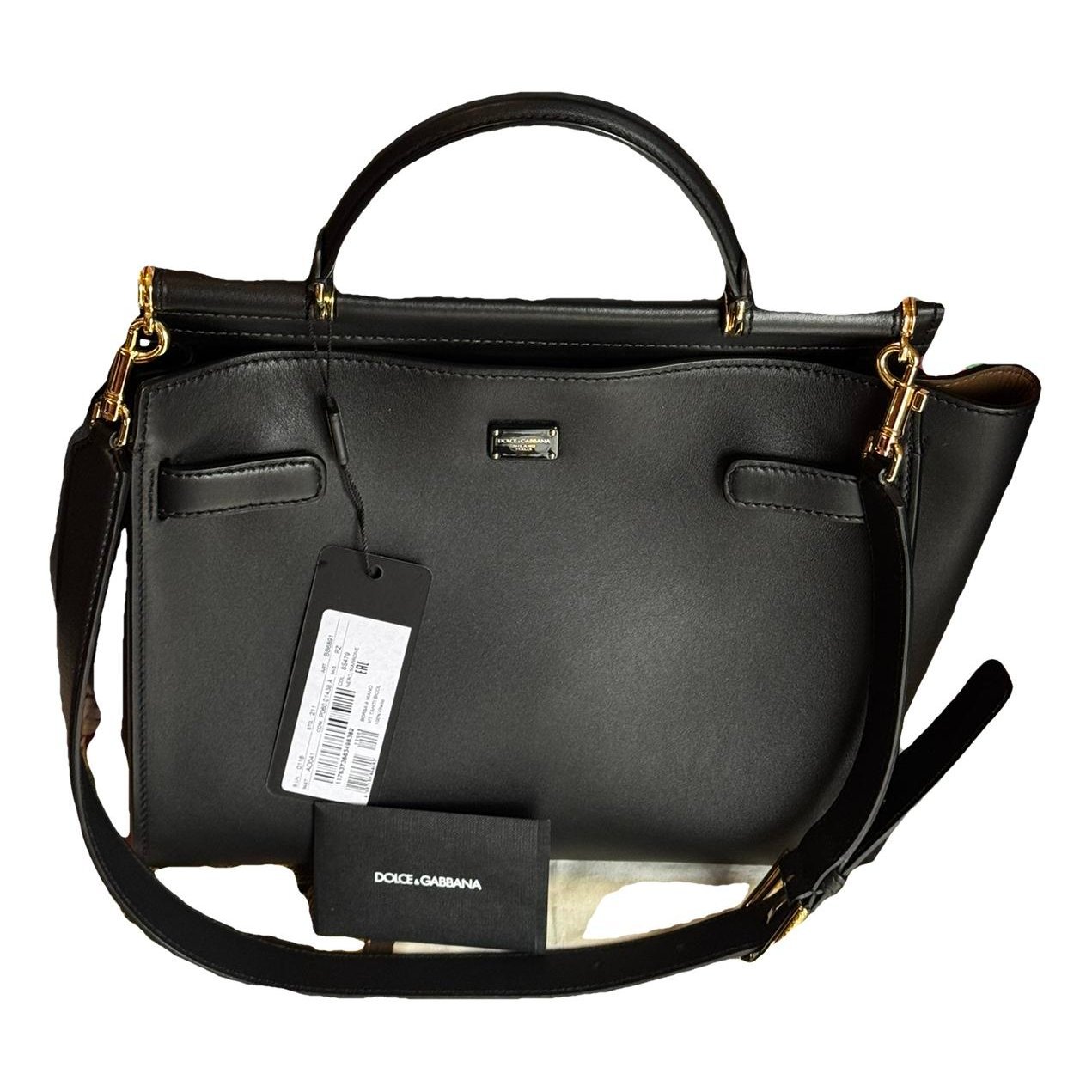 Dolce & Gabbana Sicily 62 leather handbag