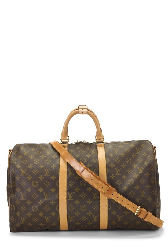 Louis Vuitton Monogram Canvas Keepall Bandouliere 50