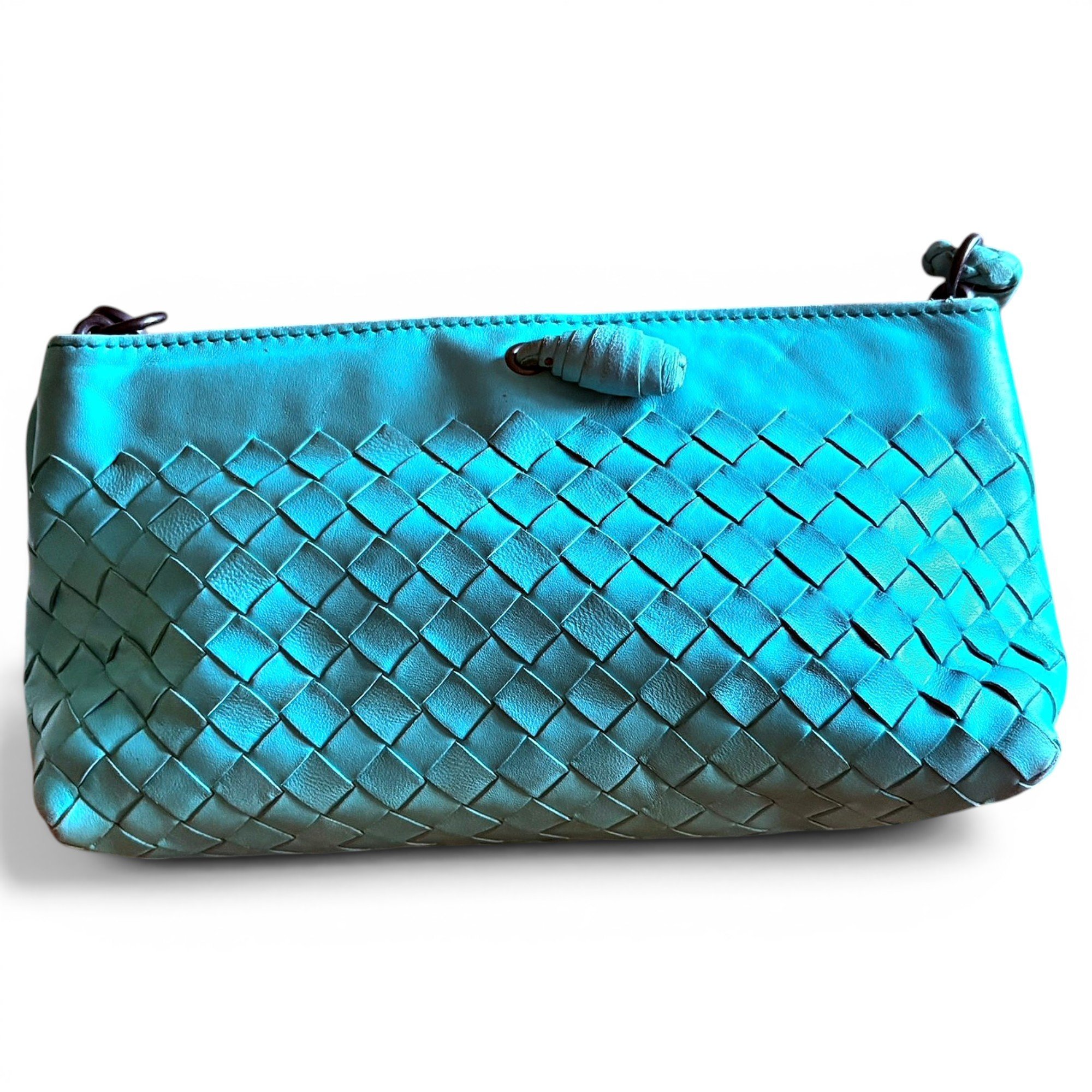 Chain Pouch leather handbag