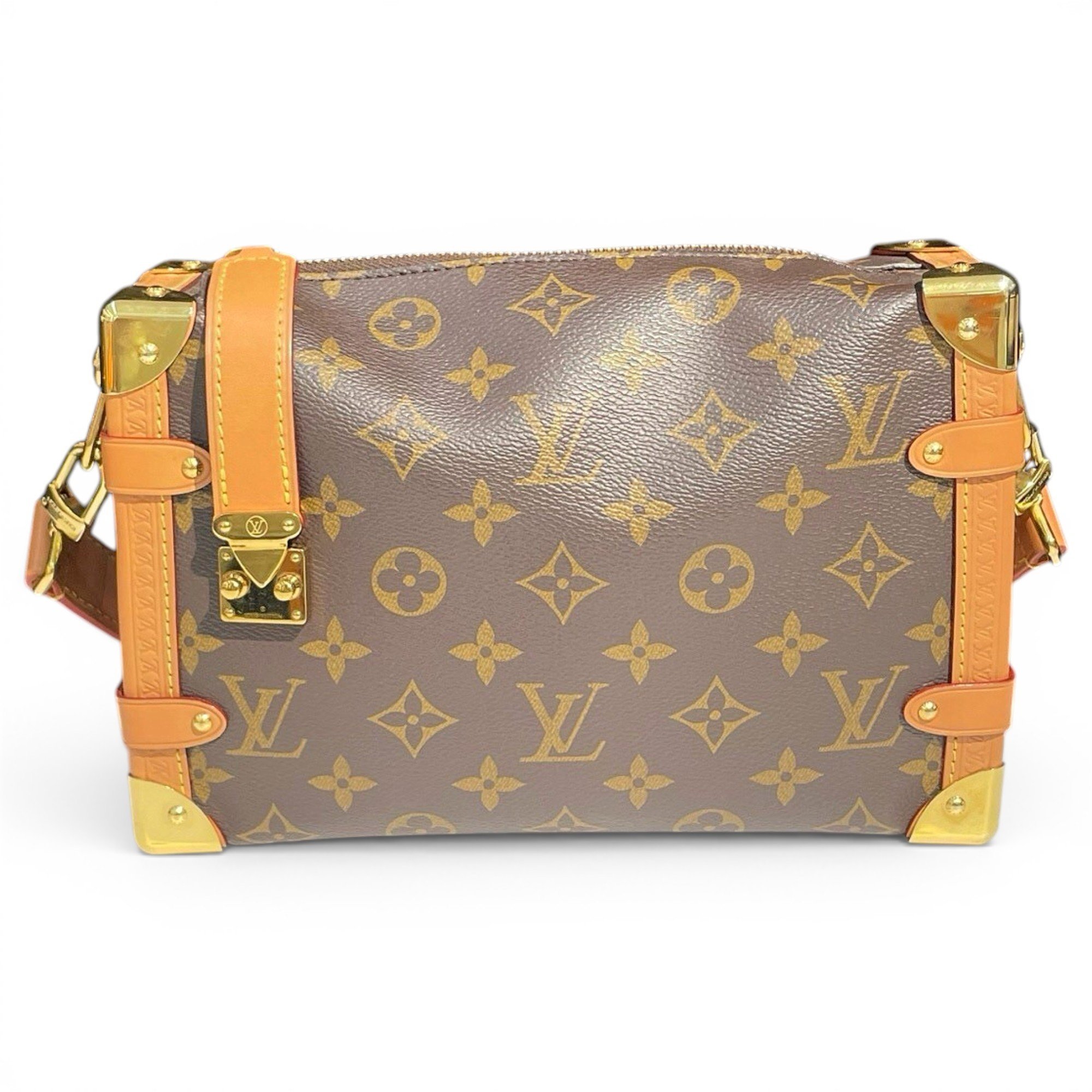 Side Trunk vegan leather handbag