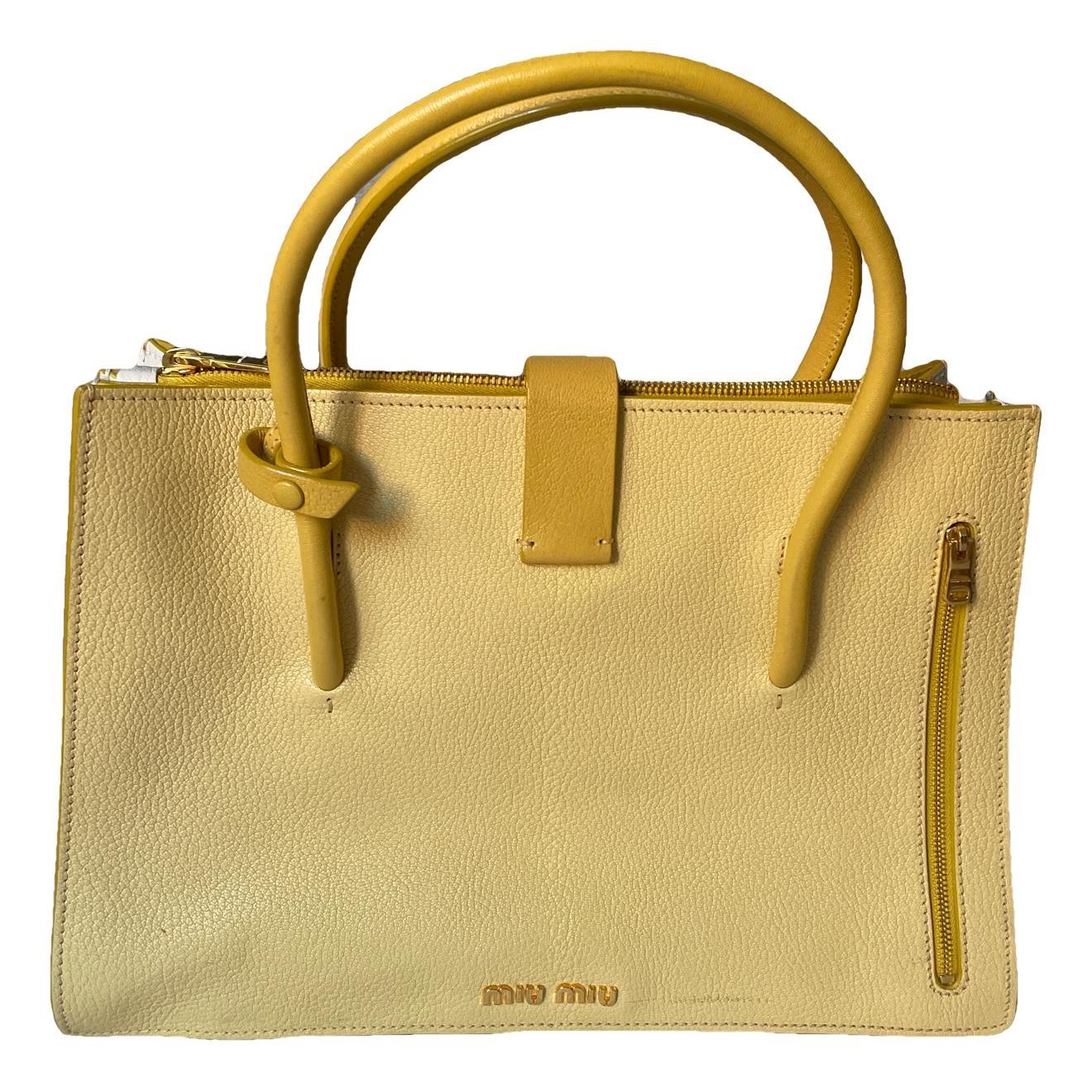 Miu Miu Madras leather handbag