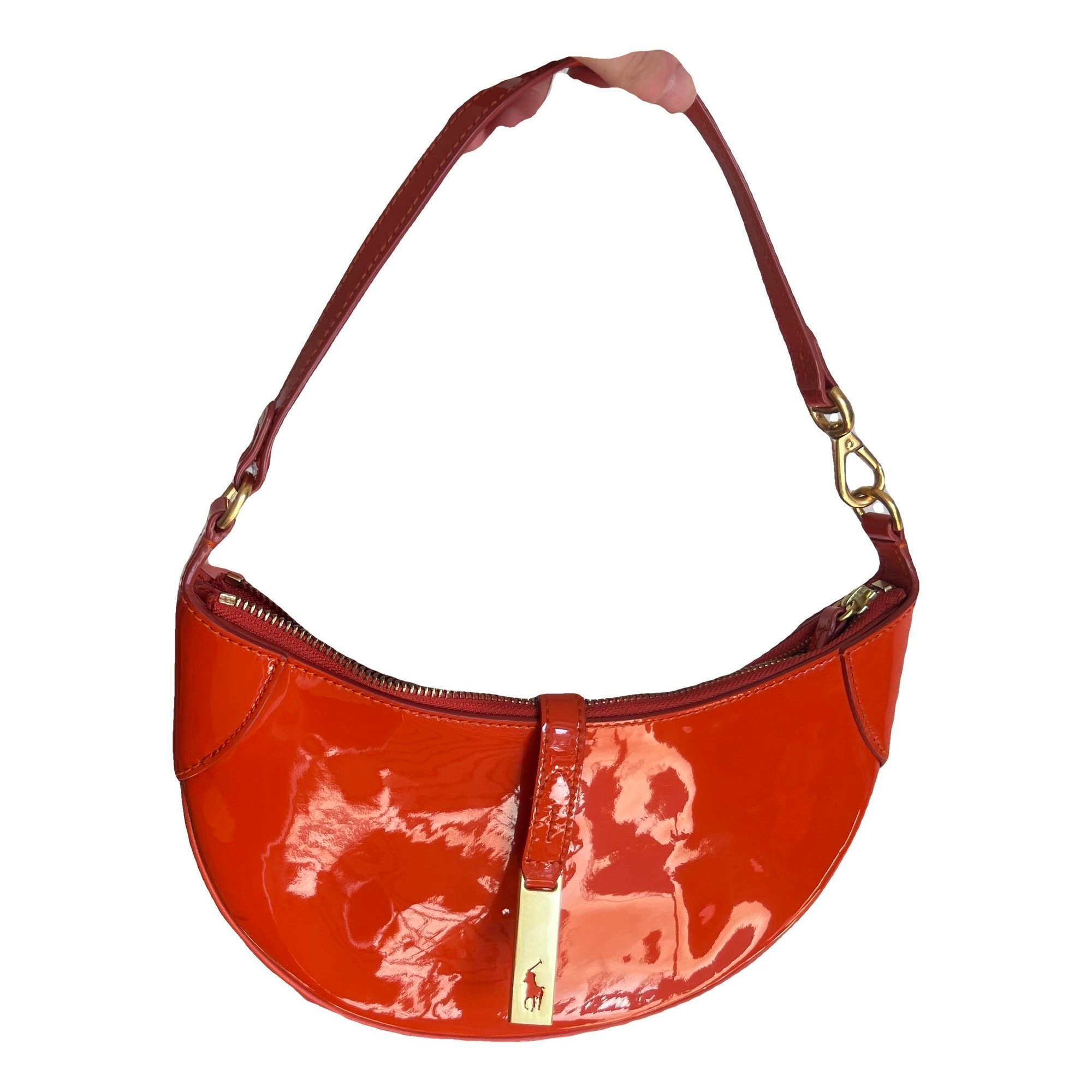 Patent leather bag