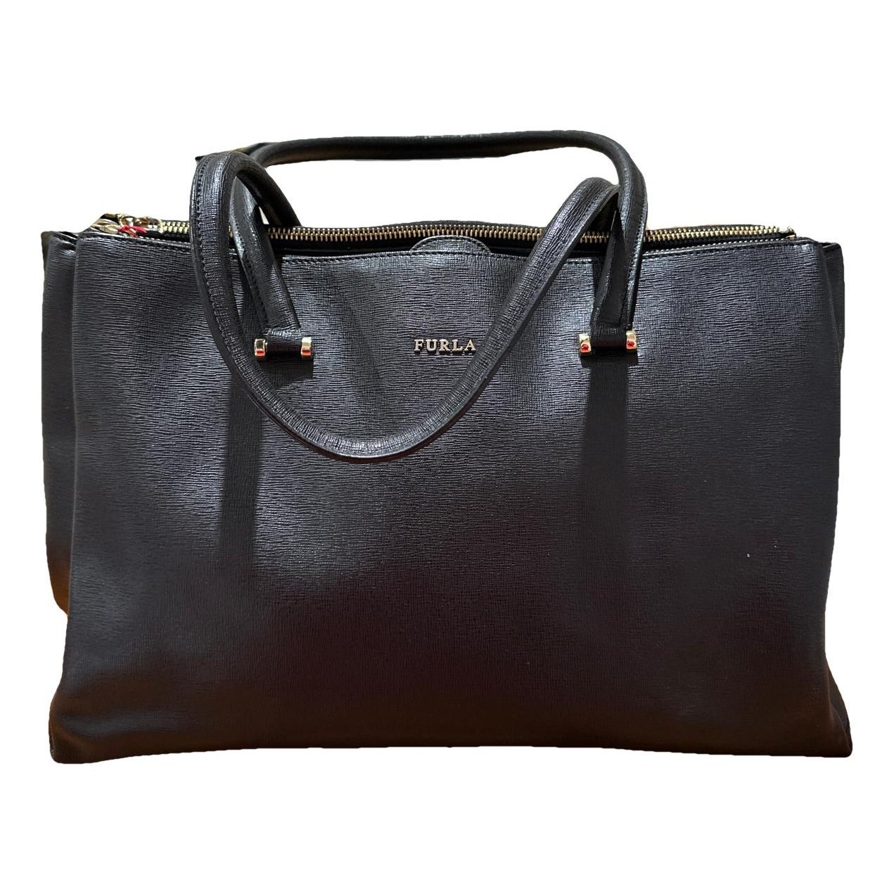 Leather tote