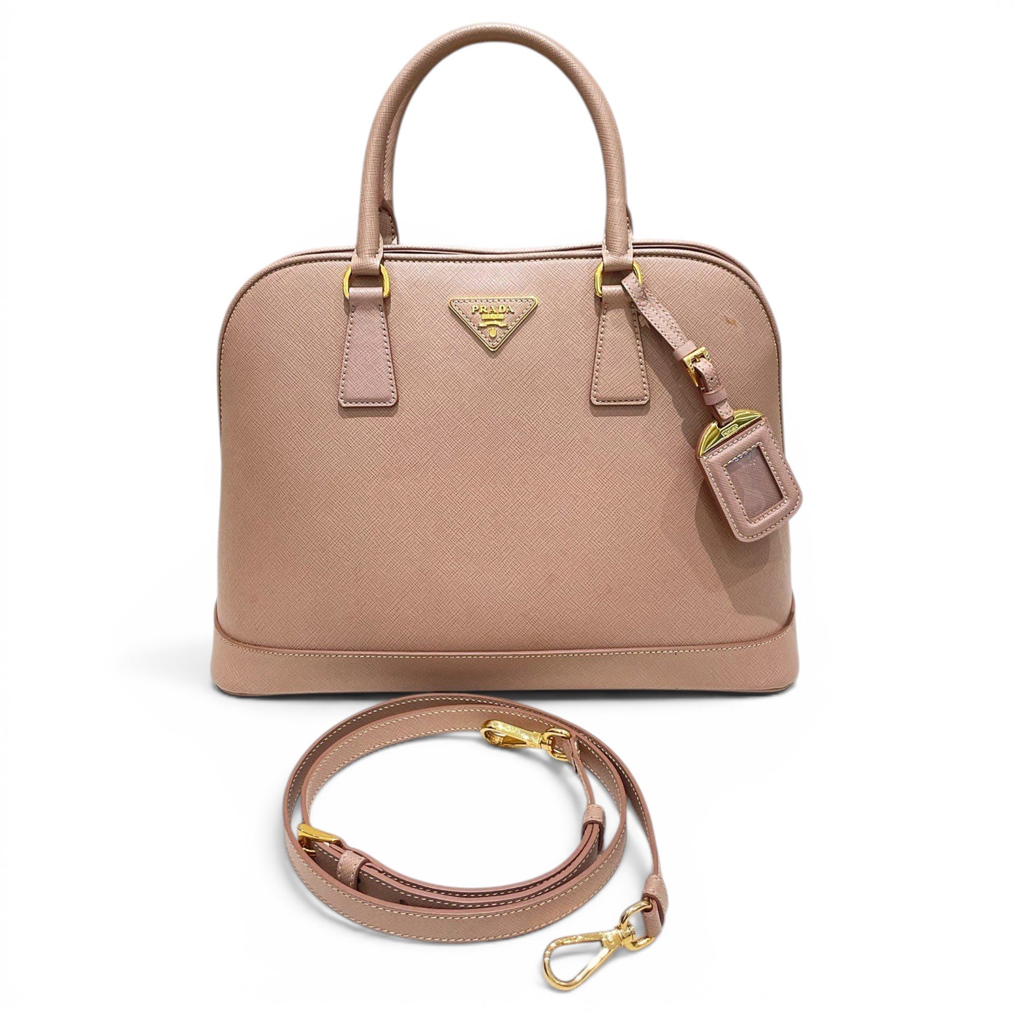 Promenade leather handbag