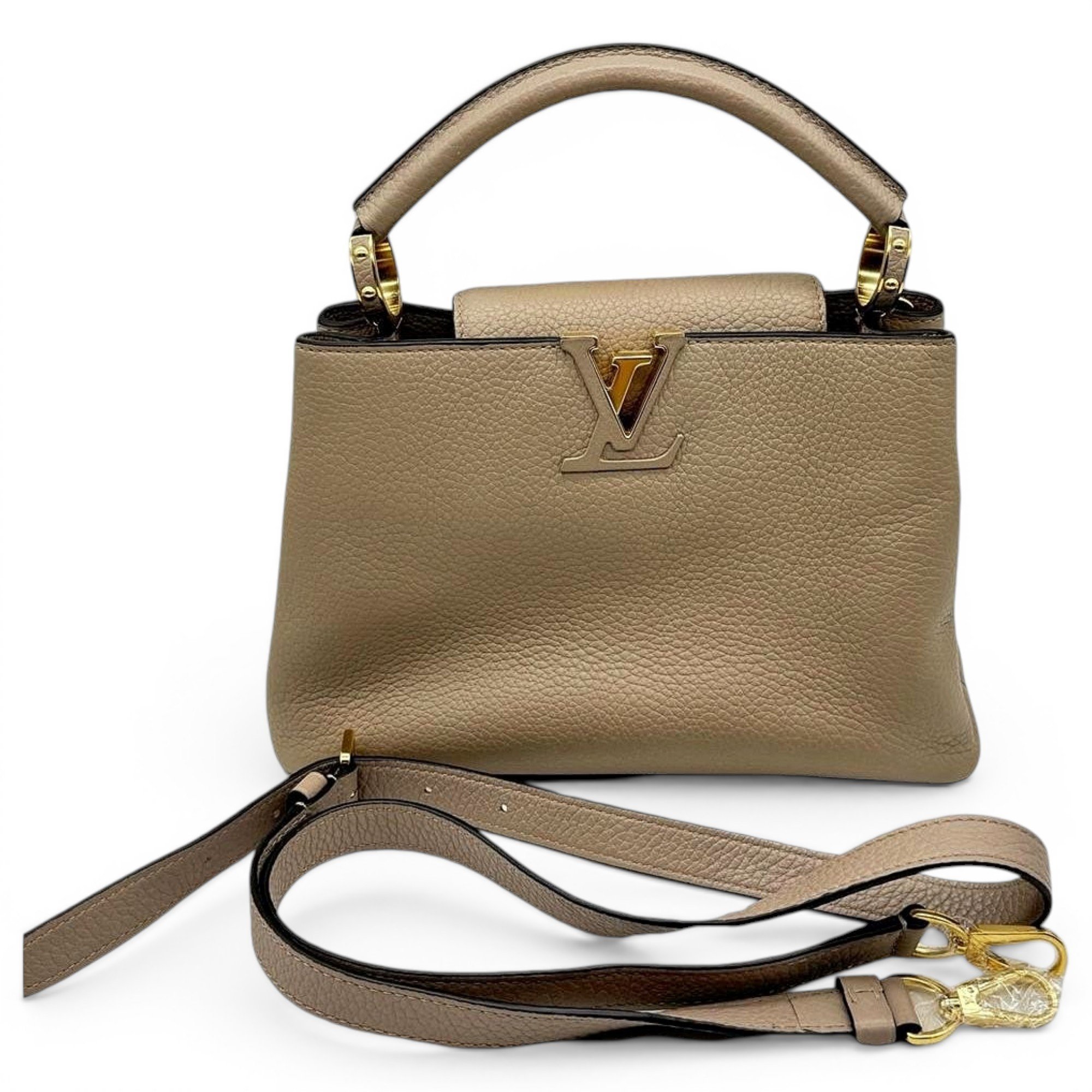 Capucines leather handbag